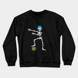 Water polo FLOSS FLOSSING skeleton Halloween Crewneck Sweatshirt